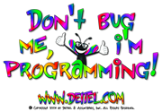 Don't Bug Me, I'm Programming Deitel LogoWear image